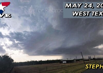 5/24/22 LIVE CAM 1 • Storm Chasing near San Angelo, TX {Stephen}