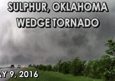 INSANE Rotation Leads to MEGA Tornado in Sulphur, OK (5/9/2016) {S/J-T}