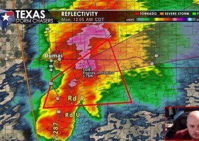 May 1, 2022 LIVE Texas Tornado Warning Coverage #2 (Dumas) {D}