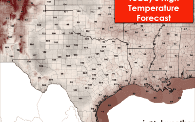 June 13th: Triple digit heat again across Texas