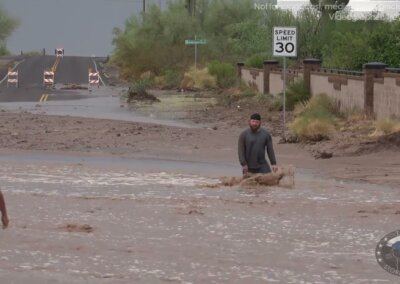 July 28, 2022 • Flash Flooding & Stalled Car in Apache Junction, AZ! {Trey}