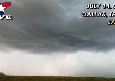 LIVE 7/14/22 • South DFW TX Severe Storm Chasing {Jason}