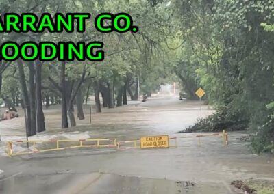 Colleyville, Texas River Flooding and Roads Closed [August 22, 2022]