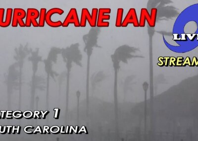 LIVE: Hurricane IAN Slams South Carolina with Storm Surge {S}