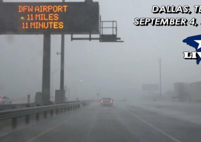 LIVE 9/4/22 • Dallas, Texas Severe Thunderstorm & Hail Intercept {Jason}