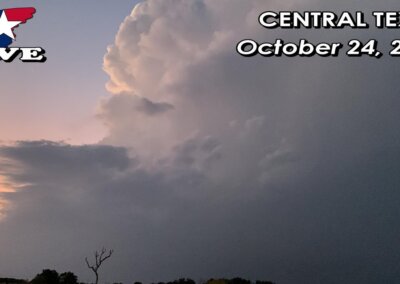 LIVE 10/24/22 • Central Texas Severe Storms at Dusk {J/A}