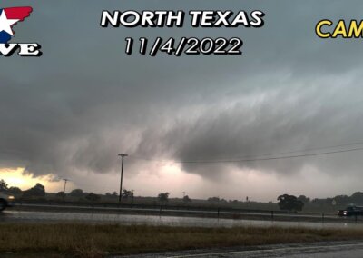11/4/22 LIVE CAM 3 • Northeast DFW Area Storm Spotting {Jason}