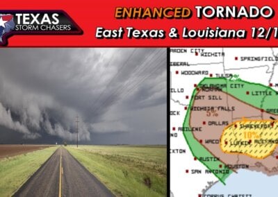 12/13/22 LIVE CAM 3 • Tornado Spotting in Eastern Texas {S}