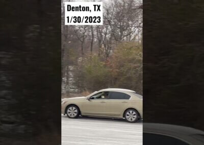 Dangerous Roads in Denton, TX – 1/30/2023 #shorts