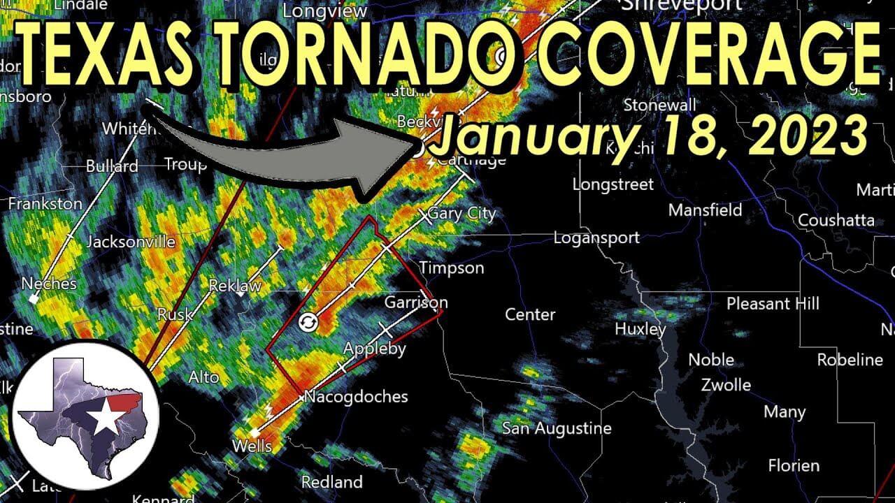 LIVE Texas Tornado Coverage 1 [January 18, 2023]