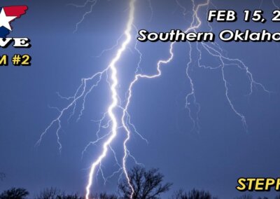 2/15/23 LIVE CAM 2 • Central Oklahoma Evening Storms {Stephen}