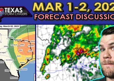2/28/2023 PM – Elevated Severe Risk Tomorrow & Thursday in Texas!