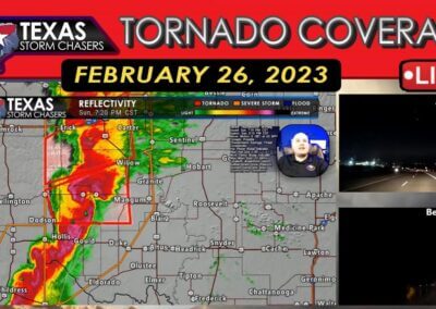 February 26, 2023 LIVE Tornado & High Wind Coverage (TX & OK) {D}