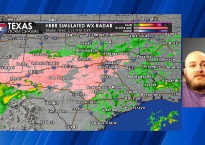 Ice Storm Unfolding [Texas Weather Roundup for February 1, 2023]