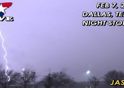 LIVE 2/7/23 • PM Storms with Loud Thunder in Northern Dallas, TX! {Jason}