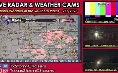 LIVE Radar & Winter Weather Streams for TEXAS – 2/1/2023