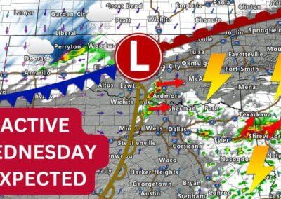 Very Windy Today; Severe Storm & Snow Threat Tomorrow [2/14/2023 Texas Weather Roundup]