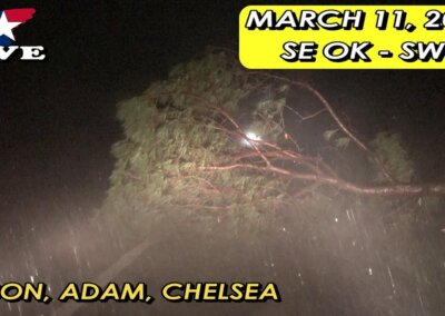 3/11/23 LIVE Chase • Hugo, OK to DeQueen, AR Storms & Hail {JC,AL,CB}