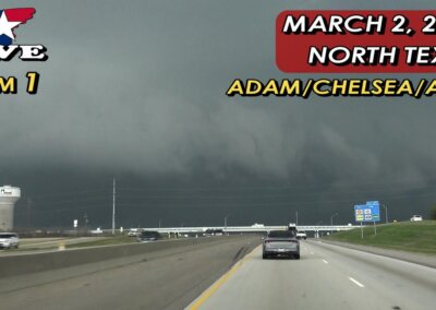 3/2/23 LIVE CAM 1 • North Texas Severe Storms & Dusty Tornado {A}