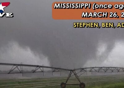 LIVE 3/26/23 • BUST! Mississippi Severe Storms, Tornado Watch {S/B/A}
