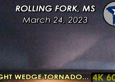 March 24, 2023 • LARGE Tornado Destroys Rolling Fork, MS at Night {S/A}