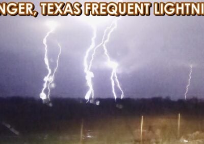 March 9, 2023 • Sanger, Texas Lightning Barrage & Power Flashes {Adam}