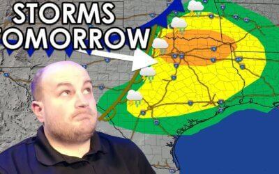 Severe storms & winter return to Texas Tomorrow
