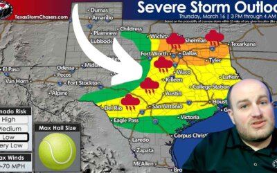 Severe weather threat this afternoon & evening [Texas Weather Roundup 3/16/2023]