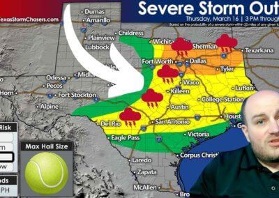 Severe weather threat this afternoon & evening [Texas Weather Roundup 3/16/2023]