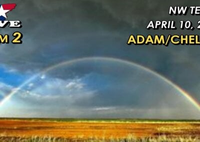 4/10/23 LIVE CAM 2 • NW Texas Storms and Rainbow {Adam}