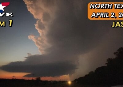 4/2/23 LIVE CAM 1 • North Texas Severe Storm Chasing {Jason}