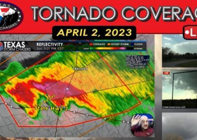 April 2, 2023 LIVE Texas Severe Weather & Tornado Coverage {D}