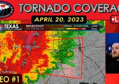 April 20, 2023 LIVE Texas Severe Weather Coverage #1 (Moody) {D}