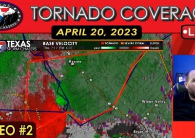 April 20, 2023 LIVE Texas Severe Weather Coverage #2 (Tyler & Hearne) {D}