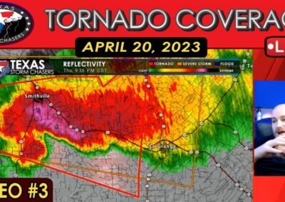 April 20, 2023 LIVE Texas Severe Weather Coverage #3 (Smithville) {D}