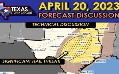 April 20, 2023 – Trey’s Severe Risk Analysis for Texas TODAY
