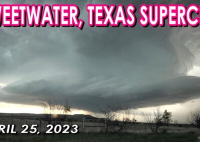 April 25, 2023 • Incredible Supercell in Sweetwater, Texas! {Jason}
