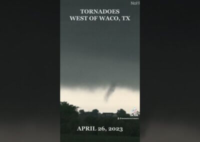 Covering the Tornadoes near Waco, Texas (4/26/23) #shorts