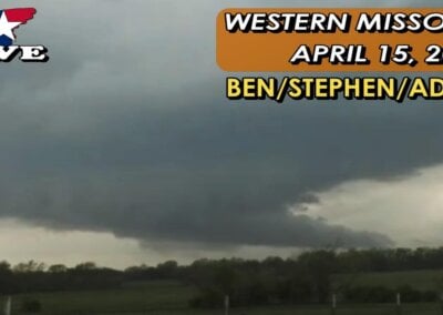 LIVE 4/15/23 • Severe Storms near Carthage & Springfield, MO! {S/A}