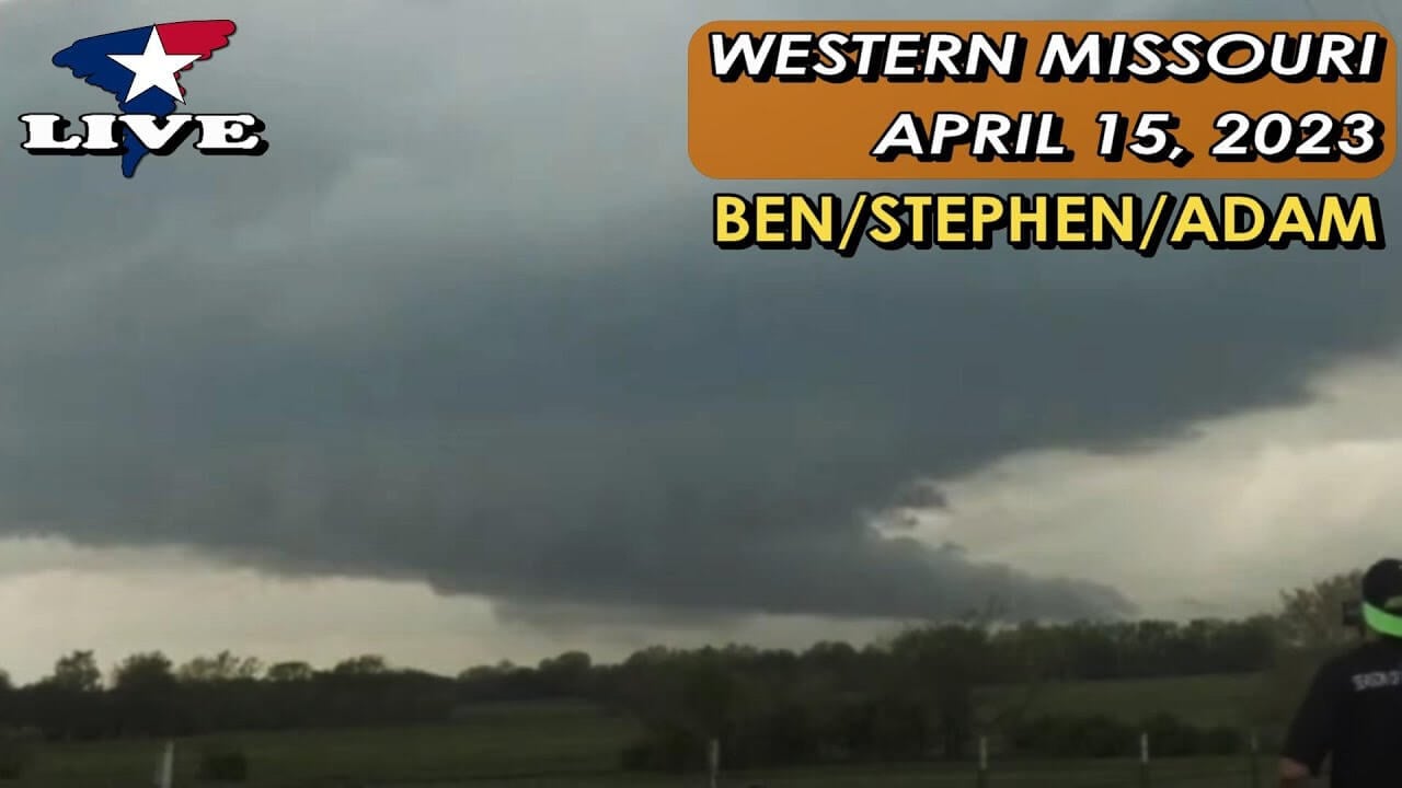LIVE 4/15/23 • Severe Storms near Carthage & Springfield, MO! {S/A}