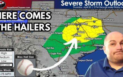 Severe storms return to Texas Thursday & Friday