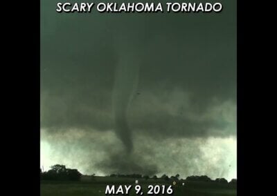Incredible Tornado Tosses Trees in Wynnewood OK [May 9, 2016] #shorts
