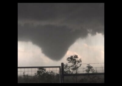 Rain-Wrapped Tornado in SW Texas (May 17, 2021) #shorts