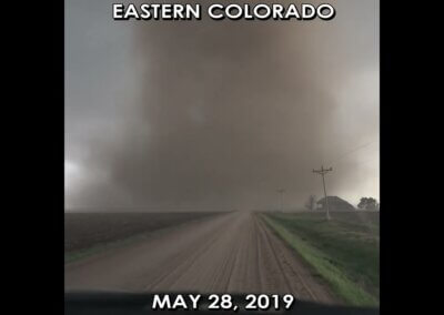 Tall Dusty Tornadoes Cross Road Ahead! Colorado 2018 #shorts