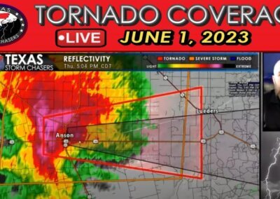 June 1, 2023 LIVE Texas Tornado Coverage (Anson) {D}