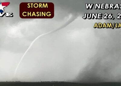 LIVE 6/26/23 • Tornadic Storm from Wyoming to Nebraska {J-A}