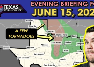 LIVE Evening Briefing on Tornado Risk in Texas Tomorrow (Q&A)