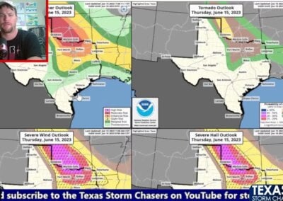 LIVE Texas Severe Weather 1PM Briefing (June 15, 2023) {JC}