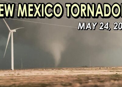 May 24, 2023 • Mean Supercell Produces Two Tornadoes in Grady, NM! {S-A}