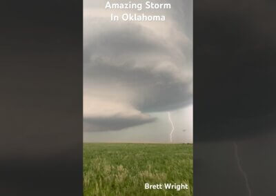 Amazing Supercell in Oklahoma Panhandle – June 27, 2023 {B} #shorts
